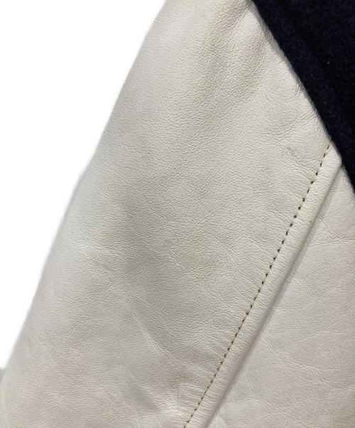 CATCH BALL（キャッチボール）CATCH BALL (キャッチボール) レザー切替スタジャン ネイビー サイズ:36の古着・服飾アイテム