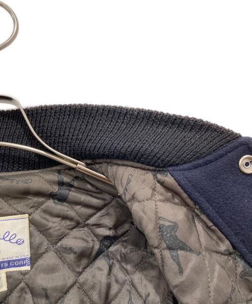 CATCH BALL（キャッチボール）CATCH BALL (キャッチボール) レザー切替スタジャン ネイビー サイズ:36の古着・服飾アイテム