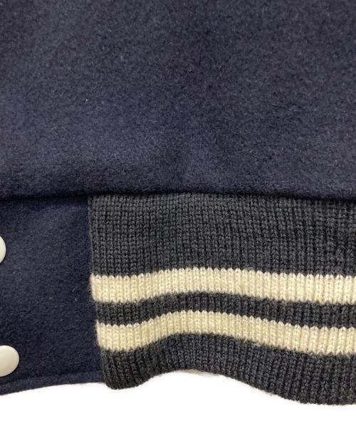 CATCH BALL（キャッチボール）CATCH BALL (キャッチボール) レザー切替スタジャン ネイビー サイズ:36の古着・服飾アイテム