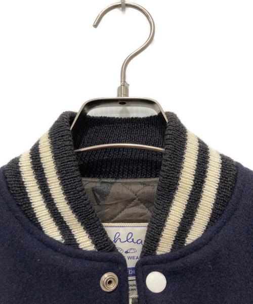 CATCH BALL（キャッチボール）CATCH BALL (キャッチボール) レザー切替スタジャン ネイビー サイズ:36の古着・服飾アイテム