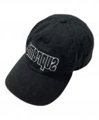 SUPREMEシュプリーム）の古着「Reverse Logo 6-Panel」｜ブラック
