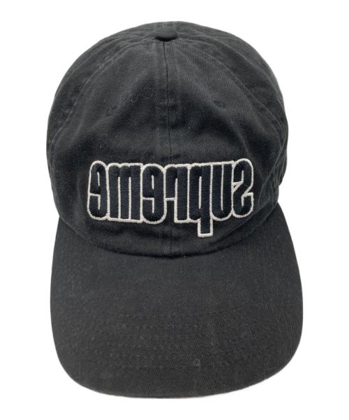 SUPREME（シュプリーム）SUPREME (シュプリーム) Reverse Logo 6-Panel ブラックの古着・服飾アイテム