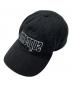 SUPREME（シュプリーム）の古着「Reverse Logo 6-Panel」｜ブラック