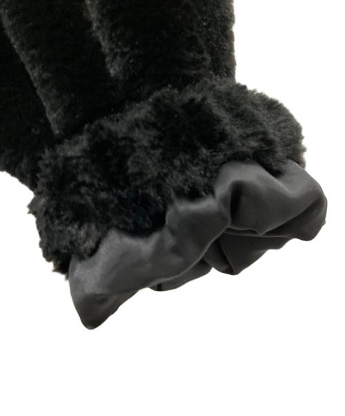MONKEY TIME（モンキータイム）MONKEY TIME (モンキータイム) FAUX FUR ZIP BLSN / ファーライク スタンド ジップ ブルゾン ブラック サイズ:Sの古着・服飾アイテム