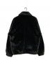 MONKEY TIME (モンキータイム) FAUX FUR ZIP BLSN / ファーライク スタンド ジップ ブルゾン ブラック サイズ:S：7000円