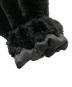 中古・古着 MONKEY TIME (モンキータイム) FAUX FUR ZIP BLSN / ファーライク スタンド ジップ ブルゾン ブラック サイズ:S：7000円