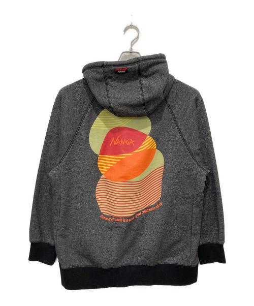 NANGA（ナンガ）NANGA (ナンガ) エコハイブリッドザバランススウェットフーディ グレー サイズ:Lの古着・服飾アイテム