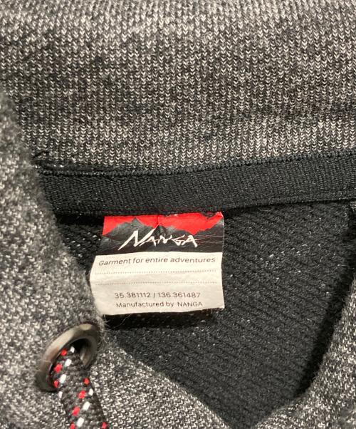 NANGA（ナンガ）NANGA (ナンガ) エコハイブリッドザバランススウェットフーディ グレー サイズ:Lの古着・服飾アイテム