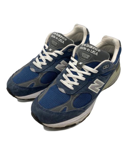 NEW BALANCE（ニューバランス）NEW BALANCE (ニューバランス) 993ローカットスニーカー ネイビー サイズ:28の古着・服飾アイテム