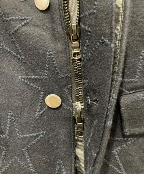 DREAMING OF THE SHINING STARS（ドロウニングオブザシャイニングスターズ）DREAMING OF THE SHINING STARS (ドロウニングオブザシャイニングスターズ) ウールスタージャケット ネイビー サイズ:3の古着・服飾アイテム