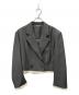 Sea Room lynn（シールームリン）の古着「レイヤードショートテーラードジャケット」｜グレー