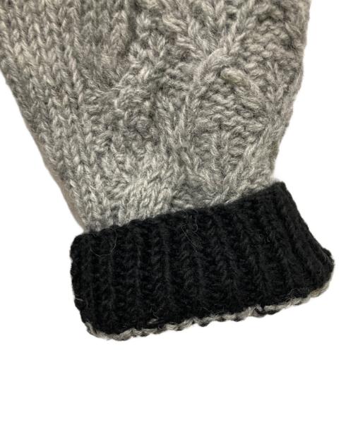 CAMBIO（カンビオ）CAMBIO (カンビオ) HIMALAYAN CLIMBERS HAND-KNIT ブラック×グレー サイズ:LLの古着・服飾アイテム