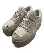 NIKEナイキ）の古着「AIR JORDAN 1 BROOKLYN LOW/ナイキ ウィメンズ エアジョーダン1 ブルックリン ロー "ライトボーン/メタリックシルバー"」｜アイボリー