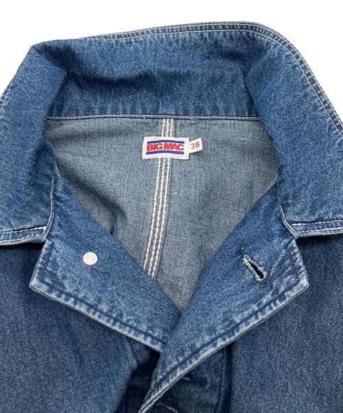 big mac（ビッグマック）big mac (ビッグマック) BEAMS (ビームス) ショートカバーオール インディゴ サイズ:38の古着・服飾アイテム