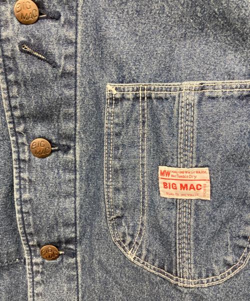big mac（ビッグマック）big mac (ビッグマック) BEAMS (ビームス) ショートカバーオール インディゴ サイズ:38の古着・服飾アイテム