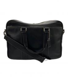 COACH（コーチ）の古着「レガシー2WAYレザーブリーフケース」｜ブラック