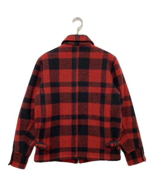 COOTIE PRODUCTIONS（クーティープロダクツ）COOTIE PRODUCTIONS (クーティープロダクツ) バッファローチェックジャケット レッド サイズ:Mの古着・服飾アイテム