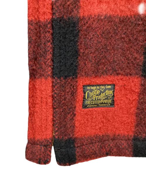 COOTIE PRODUCTIONS（クーティープロダクツ）COOTIE PRODUCTIONS (クーティープロダクツ) バッファローチェックジャケット レッド サイズ:Mの古着・服飾アイテム