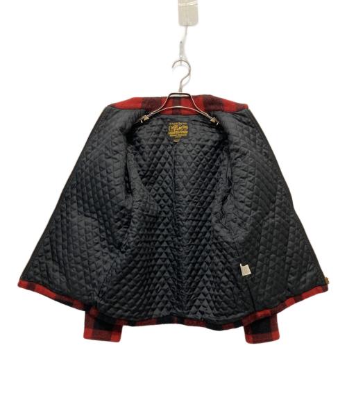 COOTIE PRODUCTIONS（クーティープロダクツ）COOTIE PRODUCTIONS (クーティープロダクツ) バッファローチェックジャケット レッド サイズ:Mの古着・服飾アイテム