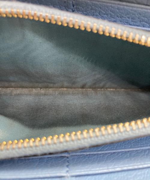 MIU MIU（ミュウミュウ）MIU MIU (ミュウミュウ) スター柄長財布 ブルー サイズ:下記参照の古着・服飾アイテム