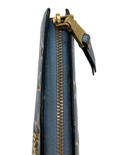 MIU MIU（ミュウミュウ）MIU MIU (ミュウミュウ) スター柄長財布 ブルー サイズ:下記参照の古着・服飾アイテム