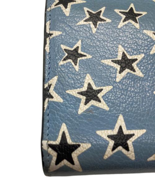MIU MIU（ミュウミュウ）MIU MIU (ミュウミュウ) スター柄長財布 ブルー サイズ:下記参照の古着・服飾アイテム