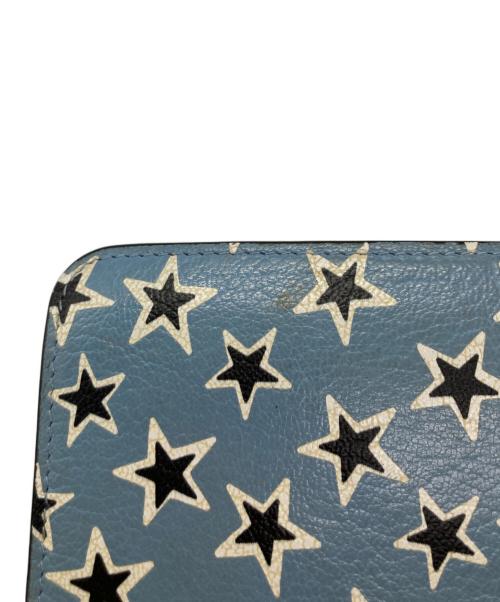 MIU MIU（ミュウミュウ）MIU MIU (ミュウミュウ) スター柄長財布 ブルー サイズ:下記参照の古着・服飾アイテム