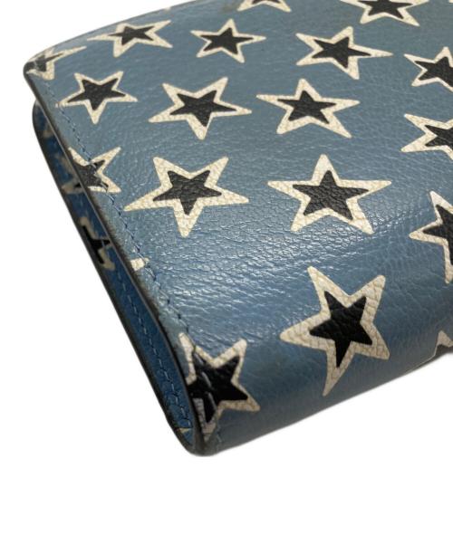 MIU MIU（ミュウミュウ）MIU MIU (ミュウミュウ) スター柄長財布 ブルー サイズ:下記参照の古着・服飾アイテム
