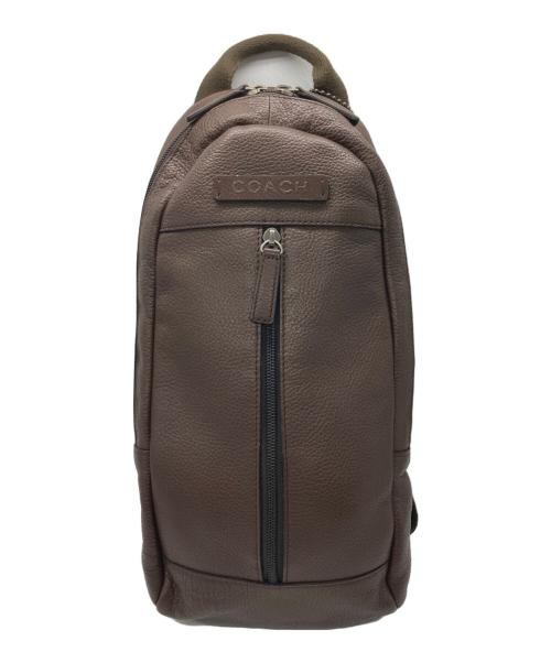 COACH（コーチ）COACH (コーチ) キャムデンレザースリングバッグ ブラウンの古着・服飾アイテム