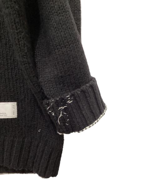 NEIGHBORHOOD（ネイバーフッド）NEIGHBORHOOD (ネイバーフッド) SAVAGE CREWNECK SWEATER / サベージクルーネックニット ブラック サイズ:Lの古着・服飾アイテム