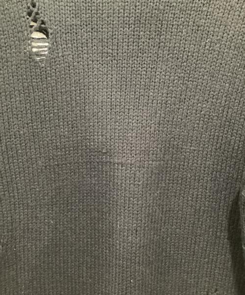 NEIGHBORHOOD（ネイバーフッド）NEIGHBORHOOD (ネイバーフッド) SAVAGE CREWNECK SWEATER / サベージクルーネックニット ブラック サイズ:Lの古着・服飾アイテム