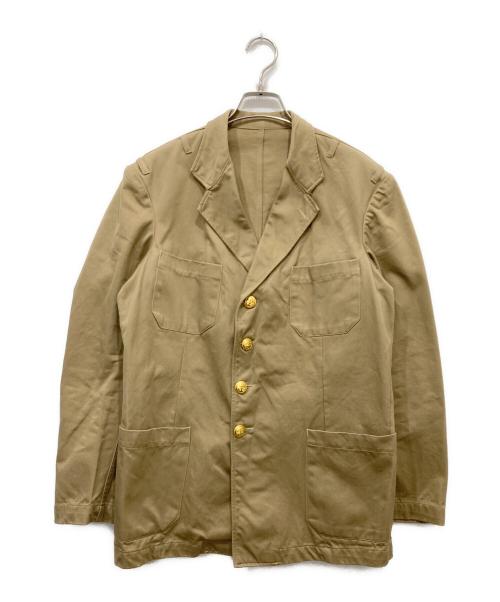 French Navy（フランス海軍）French Navy (フランス海軍) SUMMER ジャケット ベージュ サイズ:記載なしのため実寸参照の古着・服飾アイテム