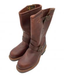 CHIPPEWA（チペワ）の古着「エンジニアブーツ」｜ブラウン