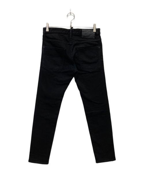 DSQUARED2（ディースクエアード）DSQUARED2 (ディースクエアード) SKINNY DAN ストレッチブラックデニム ブラック サイズ:46の古着・服飾アイテム