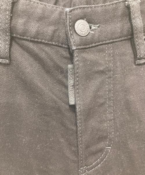 DSQUARED2（ディースクエアード）DSQUARED2 (ディースクエアード) SKINNY DAN ストレッチブラックデニム ブラック サイズ:46の古着・服飾アイテム