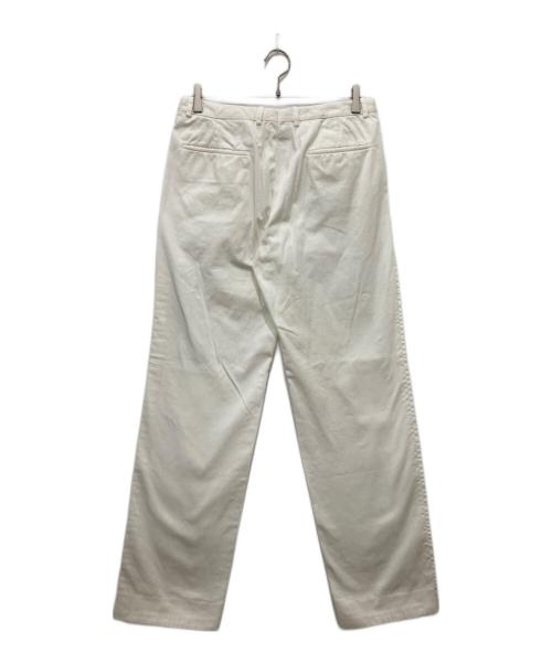 JIL SANDER（ジルサンダー）JIL SANDER (ジルサンダー) ストレートパンツ ホワイト サイズ:48の古着・服飾アイテム