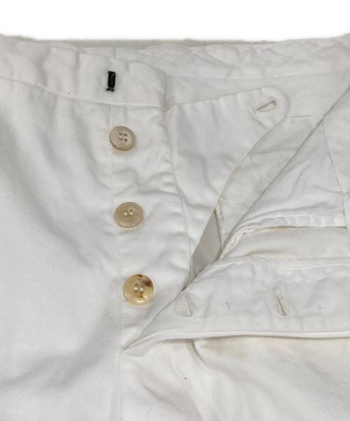 JIL SANDER（ジルサンダー）JIL SANDER (ジルサンダー) ストレートパンツ ホワイト サイズ:48の古着・服飾アイテム