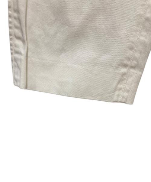 JIL SANDER（ジルサンダー）JIL SANDER (ジルサンダー) ストレートパンツ ホワイト サイズ:48の古着・服飾アイテム