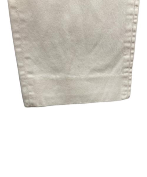 JIL SANDER（ジルサンダー）JIL SANDER (ジルサンダー) ストレートパンツ ホワイト サイズ:48の古着・服飾アイテム