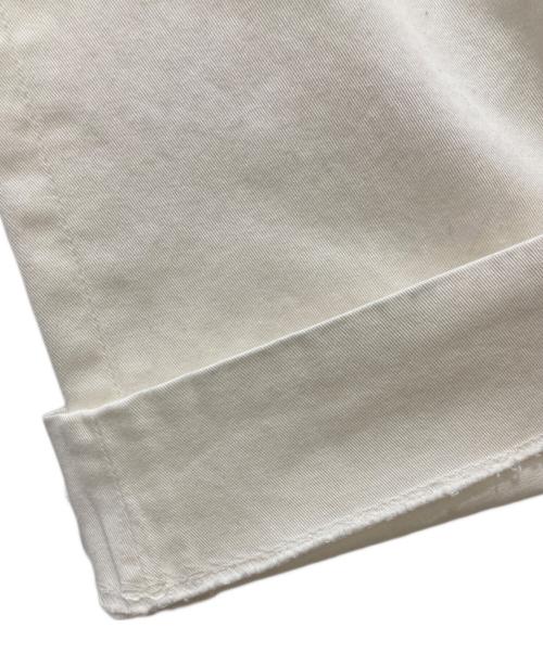 JIL SANDER（ジルサンダー）JIL SANDER (ジルサンダー) ストレートパンツ ホワイト サイズ:48の古着・服飾アイテム