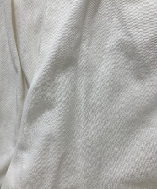 JIL SANDER（ジルサンダー）JIL SANDER (ジルサンダー) ストレートパンツ ホワイト サイズ:48の古着・服飾アイテム