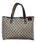 GUCCI（グッチ）の古着「シェリーラインPVCトートバッグ」｜ネイビー