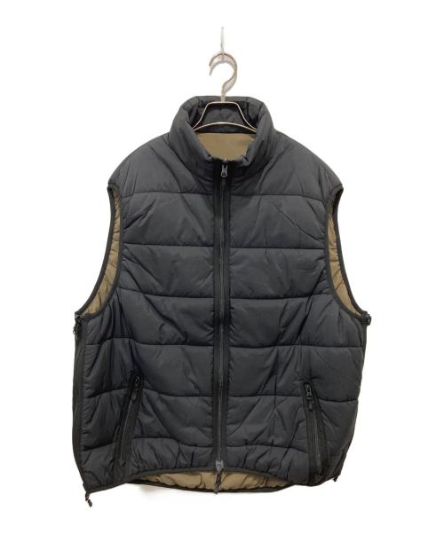 DAIWA PIER39（ダイワ ピア39）DAIWA PIER39 (ダイワ ピア39) TECH REVERSIBLE CLIMBERS PUFF VEST ブラック×ブラウン サイズ:Lの古着・服飾アイテム