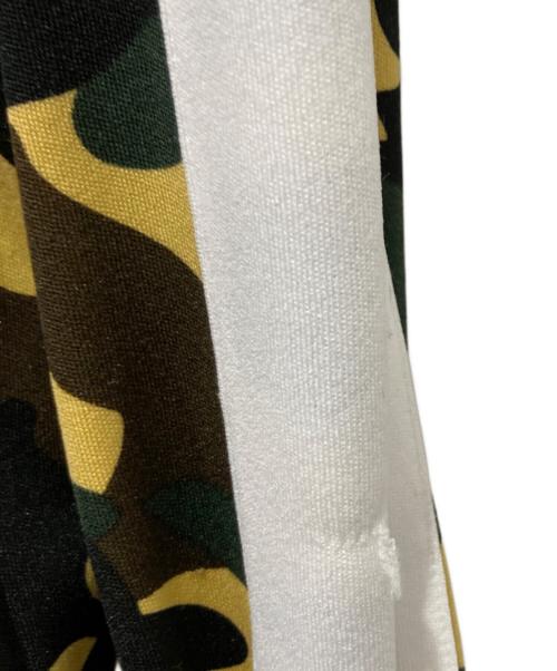 A BATHING APE（アベイシングエイプ）A BATHING APE (ア ベイシング エイプ) 1stカモラインジャージージップパーカー イエロー サイズ:Lの古着・服飾アイテム