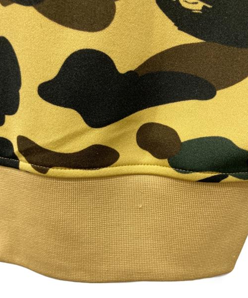 A BATHING APE（アベイシングエイプ）A BATHING APE (ア ベイシング エイプ) 1stカモラインジャージージップパーカー イエロー サイズ:Lの古着・服飾アイテム