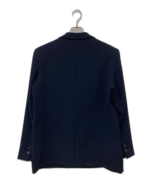 UNITED ARROWS（ユナイテッドアローズ）UNITED ARROWS (ユナイテッドアローズ) オーディナリー ポリエステル/クレープ 4ボタン ダブルジャケット ― ネイビー サイズ:Mの古着・服飾アイテム