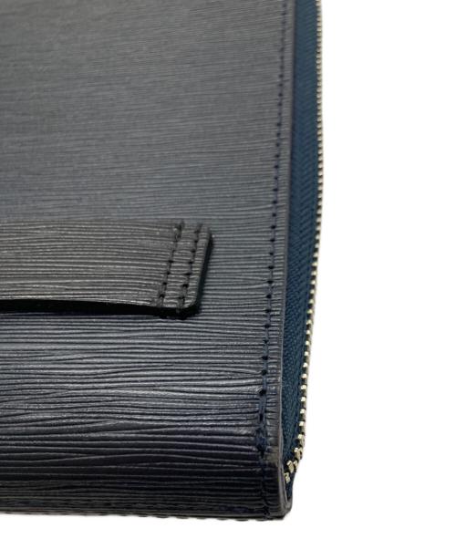 PELLE MORBIDA（ペッレモルビダ）PELLE MORBIDA (ペッレモルビダ) クラッチバッグ ネイビーの古着・服飾アイテム