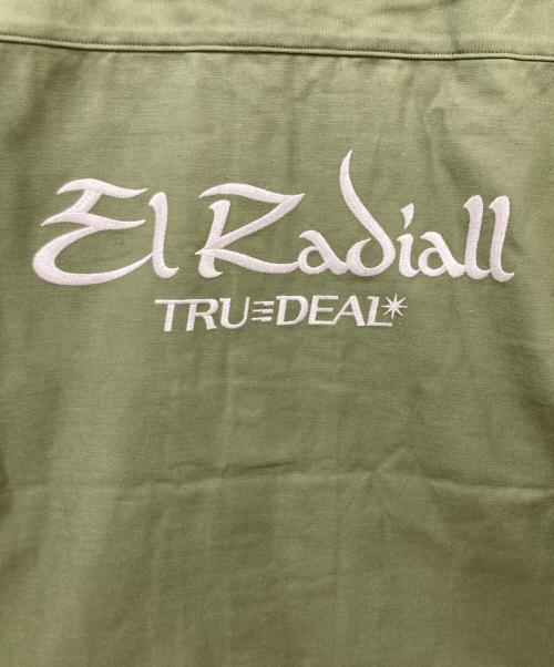 RADIALL（ラディアル）RADIALL (ラディアル) HAMMOND - OPEN COLLARED SHIRT L/S / オープンカラーワークシャツ カーキ サイズ:Mの古着・服飾アイテム