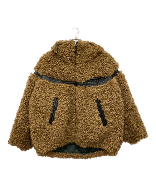 KOLOR（カラー）KOLOR (カラー) レザートリム ジャケット ブラウン サイズ:1の古着・服飾アイテム