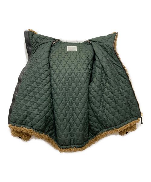 KOLOR（カラー）KOLOR (カラー) レザートリム ジャケット ブラウン サイズ:1の古着・服飾アイテム